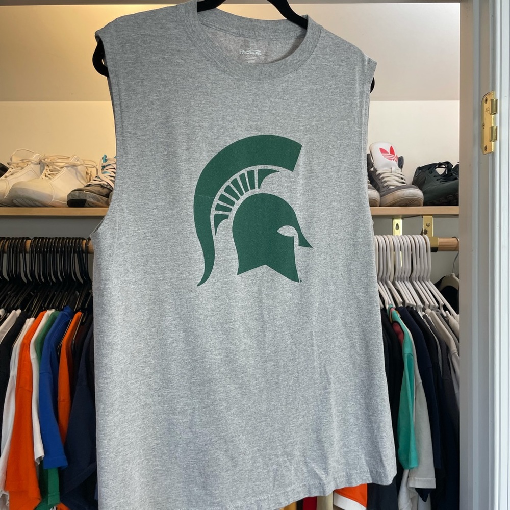 Michigan State Sleeveless Shirt